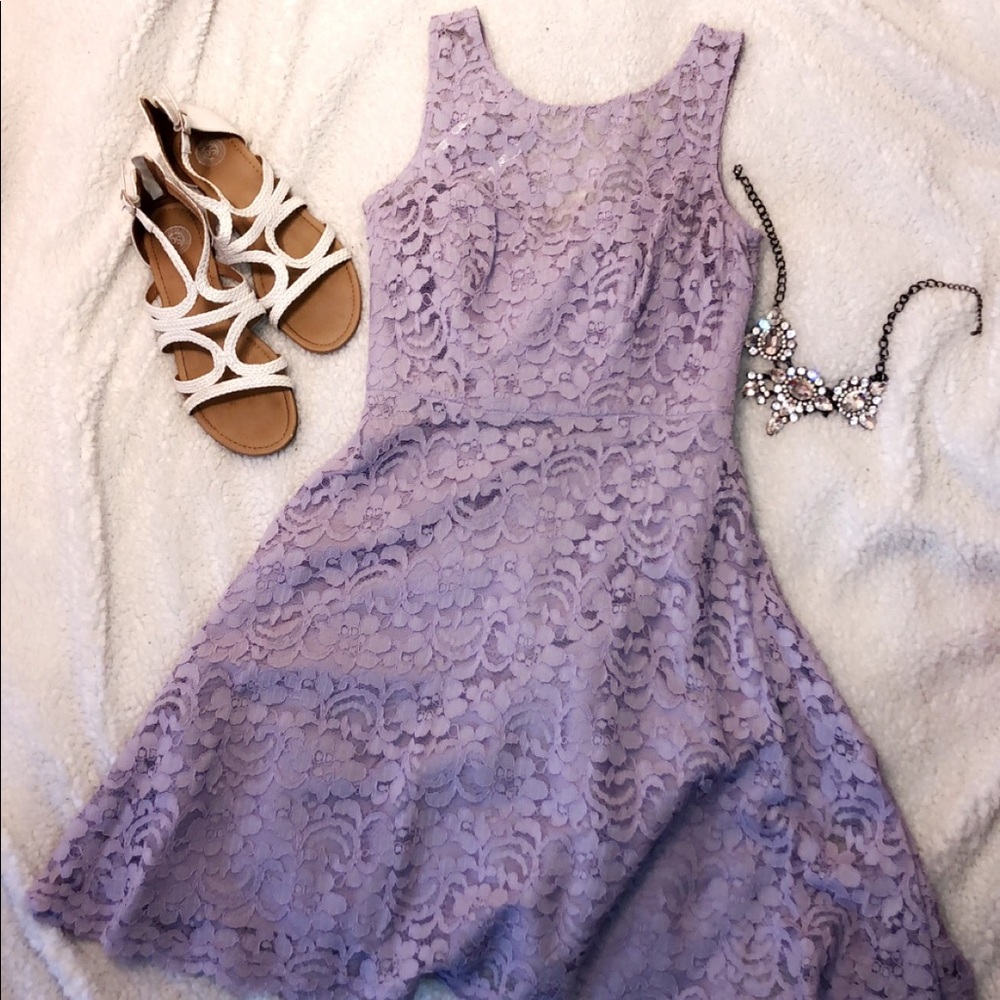 Brand new laced David’s Bridal dress.